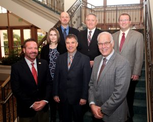 NPC’s 2018 Executive Committee includes (back, left to right) Jared Balcom, Dwayne Weyers, Dominic LaJoie, (front, left to right) R.J. Andrus, Britt Raybould, Cully Easterday and Larry Alsum.