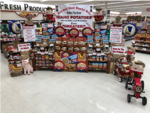 Versailles, Indiana potato display