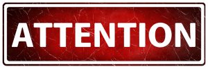 Attention Banner