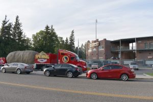 Big Idaho Potato Truck at Melaleuca Field in Idaho Falls.