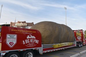 Big Idaho Potato Truck at Melaleuca Field in Idaho Falls.