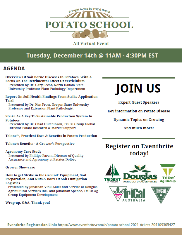 Free Virtual Potato School Set For December 14th - Potato Country